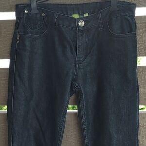 Tristan women's Jeans black denim size 8  low Rise‎